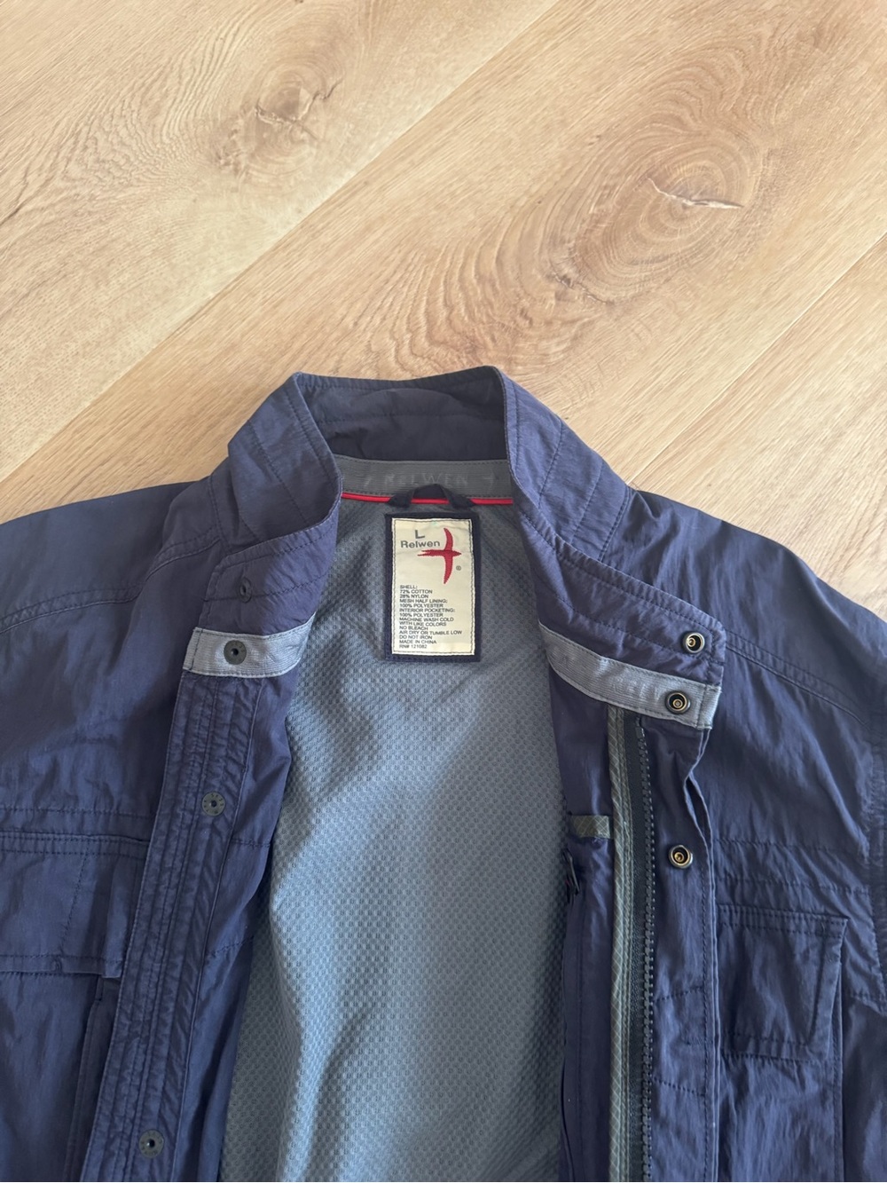 Men's Lightweight Navy Shirt Jacket